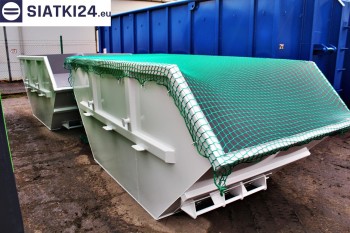 Siatki Brzeziny - Siatka przykrywająca na kontener - zabezpieczenie przewożonych ładunków dla terenów Brzeziny